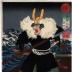 U (Hare - 卯): Shinozuka Iga no Kami (篠塚伊賀守) from the series <i>Eiyu Yamato junishi</i>  (<i>Japanese Heroes for the Twelve Signs</i> - 英雄大倭十二支) 