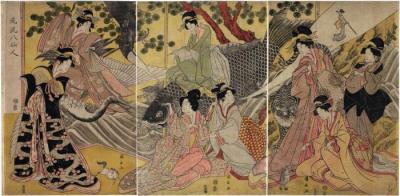 <i>Mitate</i> representations of the Eight Legendary Chinese Wizards or <i>Fūryū hachi sennin</i> (風流八仙人)