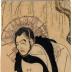 Nakamura Utaemon I (中村歌右衛門) as the Monk Seigen of Kiyomizu Temple from the play <i>Soga Moyō Aigo no Wakamatsu</i> [そがもよう あいごのわかまつ]  [曾我?愛護若松]