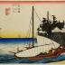 View of Miya (<i>Miya no zu</i>: 宮之図) from the series Fifty-three Stations of the Tōkaidō Road (<i>Tōkaidō gojūsan tsugi no uchi</i>: 東海道五十三次之内)