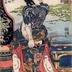 Zhu Gui, the Dry-Land Crocodile (<i>Kanchikotsuritsu Shuki</i> - 旱地忽律朱貴) from the series <i>108 Heroes of the Popular Suikoden All Told</i> (<i>Tsūzoku Suikoden gōketsu hyakuhachinin no hitori</i> - 通俗水滸伝豪傑百八人之一個)