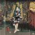 Autumn (<i>Aki</i> - 秋) from the series <i>The Four Seasons</i> (<i>Shiki no uchi</i> - 四季之内) - a Rustic Genji theme - Kodanji IV as Shinonome on the right, Kikujirō II as Tasogare in the center, and Kumesaburō III as Mitsuuji on the left