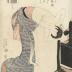 Arranging her hair (<i>kamiyui</i> - 髪結い) from the series <i>Fitting Acomplishments for Women</i> (<i>Fujin tashinami-gusa</i> - 婦人たしなみ草)